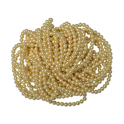 Moti (Off-White) (10 mm) 1200 Pearl, Crafts Artificial Pearl Beads for —  satyamkraft