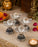 4 Pcs Metal Lotus Diya Urli  | Traditional Decorative Oil Lamp for Pooja, Home & Festive Décor | 2.5 Inch Width × 2 Inch Height