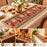 1 Pcs Traditional Indian Table Runner with Decorative Border | Ethnic & Festive Table Decor