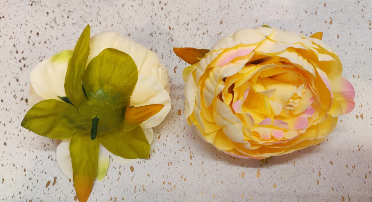Artificial Fabric Rose Flower Heads, Decoration Items and DIY Craft.