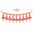 (Design No.5) 1 pcs  Premium Pink Rose Floral Toran 40 Inch | Elegant Pearl & Golden Door Hanging Decoration |