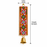 (Design No.2)( 2 pcs )Traditional Embellished Door Hanging with Bell | Red & Golden Decorative| 16 × 5.5 Inch Wall Hanging