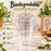 Biodegradable Clear Dome Lid Cup  | Eco-Friendly Dessert & Beverage Cup  | 10 Inch Height | 2 Inch Base