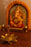 Golden Lotus Metal Agarbatti Stand – Premium Incense Stick Holder (13 cm x 3 cm)