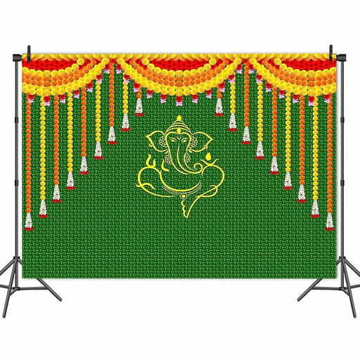 1 pcs Beautiful  Backdrop  for Religious Celebrations,Diwali Home Pooja – Perfect Décor (Design-4)