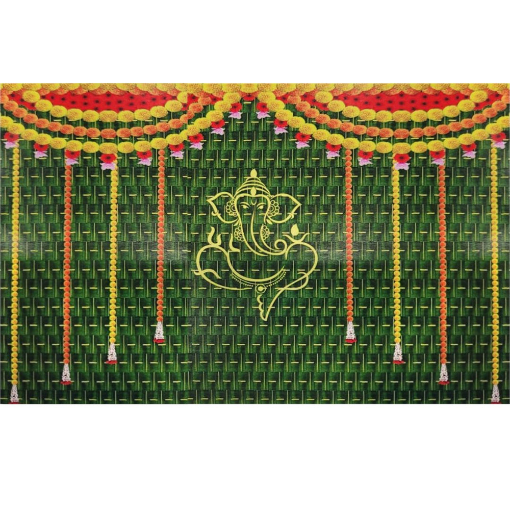 1 pcs Beautiful Backdrop  for Religious Celebrations,Wedding Marriage Decore,Diwali Home Pooja – Perfect Décor (Design-2)(Vertical )