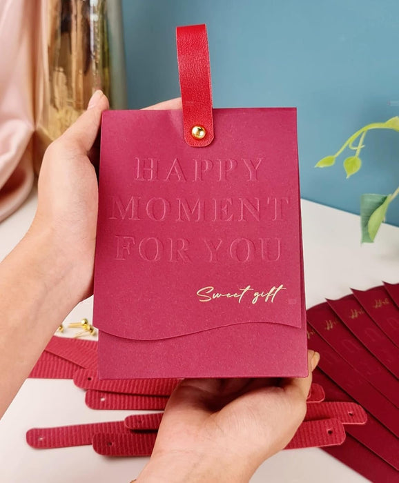 Elegant Candy Folding Paper Box With Handle Favor Decorative Box For Wedding, Gift Box In Festivals, Birthday, Perfect for Packing Chocolate box, Dry Fruits For Gifting