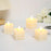 LED Bubble Candles Plastic Candle, Tealight LED Candle Light for Home, Lobby, Drawing Room, Living Room, Bedroom Decoration,Home Decor,Diwali Decor(White)