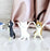 3 Pcs Dancing Cat Decorative Idol Figurines, for Home Decor, Gifting, Car Dashboard, Showpiece, Living Room Statue, Cat Gifts for Cat Lovers, Pen Holder Office Desk (Random Color)