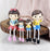 4 pcs Hanging Legs Showpiece Cute Boy and Girl, Toy Cute Couple Statue figurines Decorative for Home Decor, Living Room, Table Decoration, Gift for Girlfriend, Boyfriend.