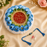 Handmade Floral Rakhi Platter/Pionee Platter  – Decorative Flower Rakhi Tray with Artificial Roses  for Wedding, Engagement | Pooja Platter, Center Table Decor,Gifting ( Rakhi Platter with Rakhi And Roli Chawal )