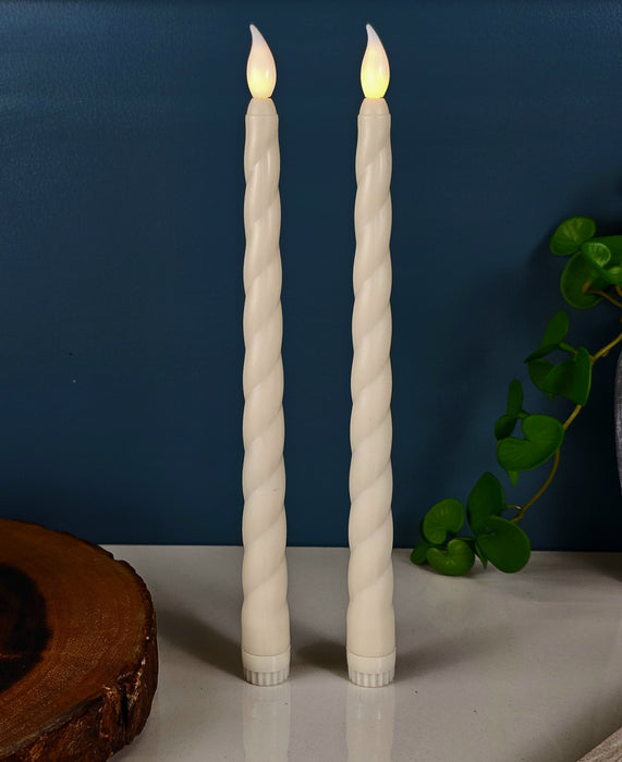 LED Flameless Taper Candles LED Candlestick Battery Operated Lights for Dinning Table, Window, Home Decore, Diwali, Festival Decor