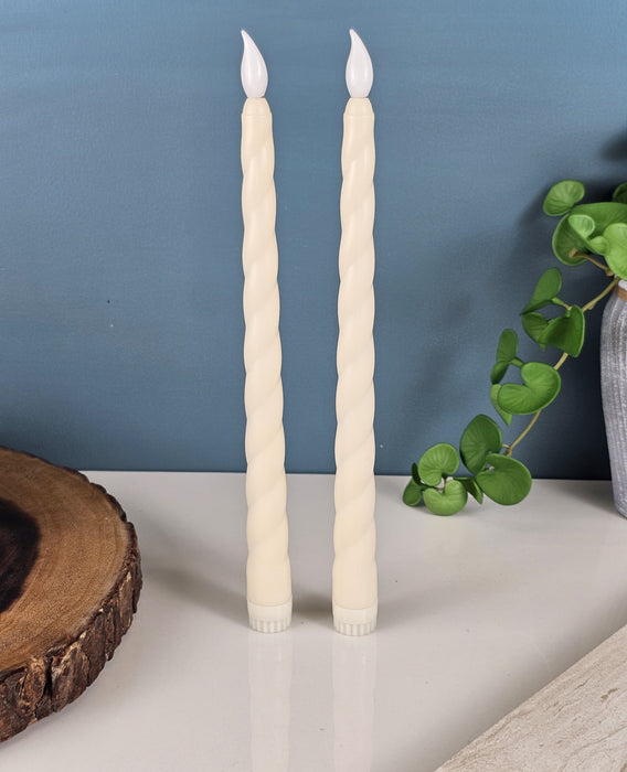 LED Flameless Taper Candles LED Candlestick Battery Operated Lights for Dinning Table, Window, Home Decore, Diwali, Festival Decor