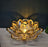 Lotus TeaLight Candle Led Tea Light Candle perfect for Gifting, Home decor, Bed Room, Diwali Decor, Festive Decor, Resturant, Cafes(Yellow)(Fiber)