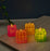 LED Bubble Candles Plastic Candle, Tealight LED Candle Light for Home, Lobby, Drawing Room, Living Room, Bedroom Decoration,Home Decor,Diwali Decor(Multicolour)