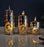 3 Pcs Om Printed Flameless Led Pillar Candle for Home Decor, Gifting, House, Light for Balcony, Room, Birthday, Diwali, Festive Decor(Pack of 3)