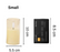 Flameless Led Tea Light Piller Candle for Home Decoration (small, medium, large)