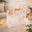 Floral PVC Gift Bags 13x10x4 inch (medium )
