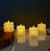 LED Bubble Candles Plastic Candle, Tealight LED Candle Light for Home, Lobby, Drawing Room, Living Room, Bedroom Decoration,Home Decor,Diwali Decor(White)