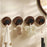 Hook (Plastic Walnut Finish) | Heavy Duty Wall-Mounted Clothes Hook, High Load Bearing, Traceless Bathroom & Kitchen Hook