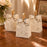 Luxury Floral Gift Box with Handle & Bow | Premium Wedding Return Gift Packaging Box (Maroon & White)