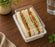 Rectangle Food Container with Transparent Lid (12.5 x 6.5 x 6.5 cm) | Dry Fruit, Chocolate & Snack Storage Box | Food Grade Reusable Container | Available in Multiple Colors