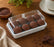 Rectangle Food Container with Transparent Lid (12.5 x 6.5 x 6.5 cm) | Dry Fruit, Chocolate & Snack Storage Box | Food Grade Reusable Container | Available in Multiple Colors