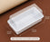 Rectangle Food Container with Transparent Lid (12.5 x 6.5 x 6.5 cm) | Dry Fruit, Chocolate & Snack Storage Box | Food Grade Reusable Container | Available in Multiple Colors