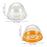 Mini Dome Food Cover (7.5 x 5 cm) | Transparent Food Cover for Sweets, Dry Fruits, Butter & Desserts | Dust & Insect Protection | Reusable Food Grade Cover