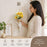Artificial Daisy Flower Bouquet with Pearl Handle | Decorative Wall Hanging Floral Arrangement for Home Decor, Living Room, Gifting & Festive Decoration