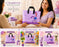 Premium Printed Frosted Plastic Gift Tote Bags | Reusable Carry Bags for Return Gifts, Hampers & Party Packaging (5 Designs Available)