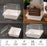 Disposable Cake & Pastry Container with Transparent Lid – 4×5×4 Inch