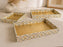 Multipurpose Golden MDF Cardboard Trays – Decorative Hamper & Gifting Packaging Set (9x12, 10x14, 12x16 Inches)