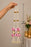 (Design No.3) Premium Pearl & Golden Bead Floral Hanging Latkan | Pink Artificial Flower Toran for Wedding, Pooja, Festive Home Décor & Mandir Decoration
