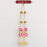 (Design No.3) Premium Pearl & Golden Bead Floral Hanging Latkan | Pink Artificial Flower Toran for Wedding, Pooja, Festive Home Décor & Mandir Decoration