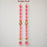 (Design No.8) Pink Flower & Ganesha Hanging Toran | 41 Inch Floral Door Hanging for Home, Pooja Room & Festive Decor