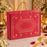 Premium Red Gift Hamper Box with Handle  | Luxury Gift Packaging Box for Wedding, Diwali & Festive Gifting