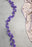 6 Lines Single Layer Petals Artificial Wisteria Flower Line Garlands, Wall Hanging decorative String Lines items for Anniversary Decoration, Home Decor, Pooja, Diwali Functions (Pack of 1)