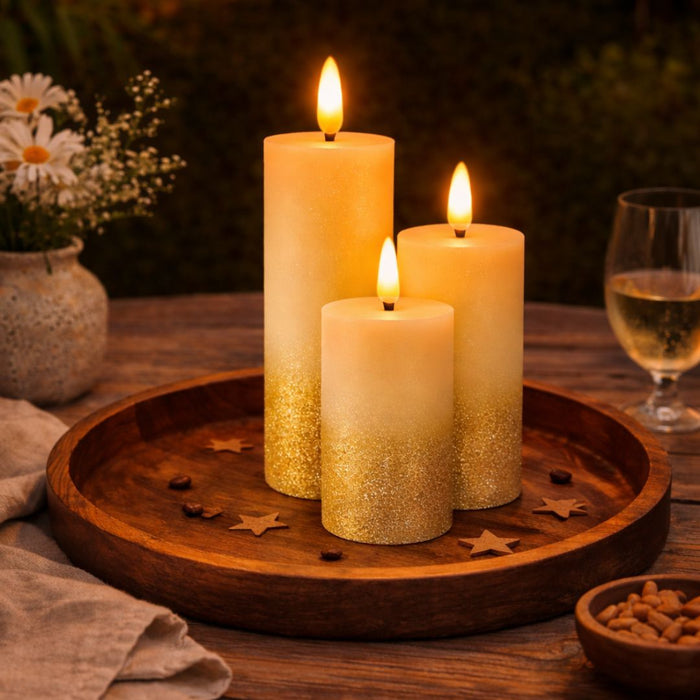 Tea Light Candles | Flameless, Smokeless & Unscented | Decorative Lights for Home Decor, Mandir, Wedding, Birthday, Engagement, Balcony & Room Decoration