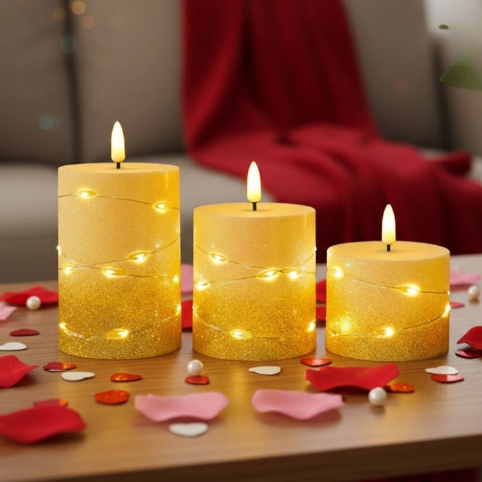Tea Light Candles | Flameless, Smokeless & Unscented | Decorative Lights for Home Decor, Mandir, Wedding, Birthday, Engagement, Balcony & Room Decoration