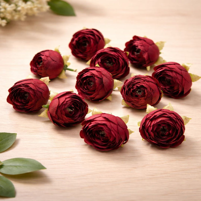 Artificial Peony Rose Flower Head -3 cm
