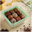Transparent Square Food Container Box with Lid | Disposable Snack Box | Cake, Dry Fruits, Mukhwas Packaging Box | 12×12×6.5 cm