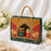 Royal Floral Window Hamper Box with Luxury Rope Handle | Premium Gift Packaging Box for Wedding, Rakhi, Diwali, Return Gifts, Chocolates & Dry Fruits | 19 × 15 × 10 CM