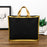 Premium Plastic  Frosted Gift Carry Bag with Handle – Black, White & Green | 35×25×10 cm