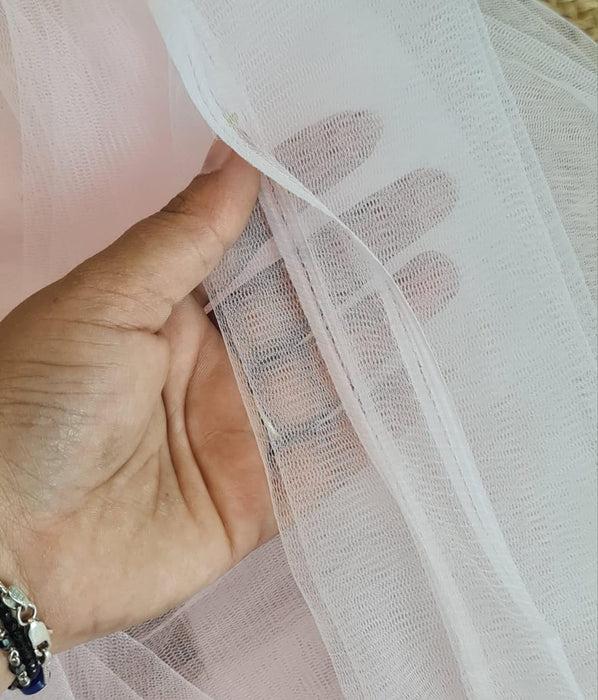 Multi Purpose Net Fabric Cloth for Decoration, for Parties, Costumes, Gift Packing, Party Decor, Backdrop Material for mandap, Pooja Background Stand