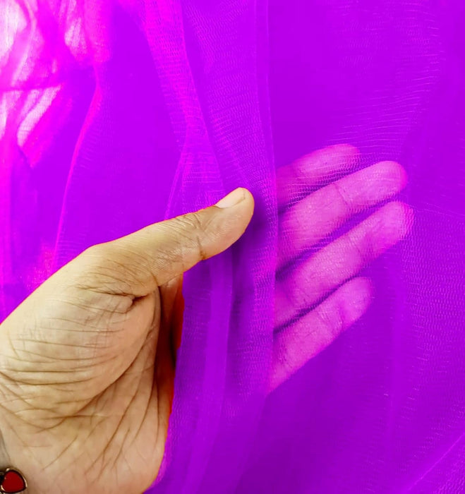 Multi Purpose Net Fabric Cloth for Decoration, for Parties, Costumes, Gift Packing, Party Decor, Backdrop Material for mandap, Pooja Background Stand