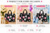 Premium Printed Frosted Plastic Gift Tote Bags | Reusable Carry Bags for Return Gifts, Hampers & Party Packaging (5 Designs Available)