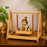 Premium Wooden Folding/Foldable Jhula Swing for ganpati , Baby shower , Balgopal Krishna Janmashtami | Traditional Palna for Laddu Gopal, Kanhaji Pooja, Home Mandir Temple Festival Decoration (Wooden Jhula)