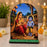13 Pcs MDF Krishna Jhanki  Cutout  Set with stand   (Approx. 4 x 5 Inch) | Bal Krishna Leela Mini Table Top Decor for Janmashtami, Krishna Jhula, Mandir, Pooja & Festival Decoration JSK