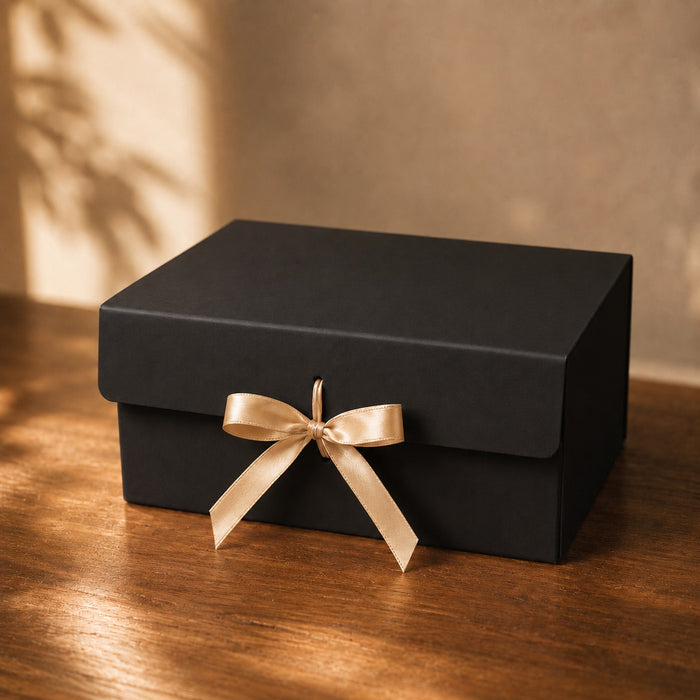 Collapsible  Without Magnet  Decorative Folding Paper Cardboard /Box with ribbon,DIY Box for Gift Hamper,Valentine Gifting,Wedding gifing.